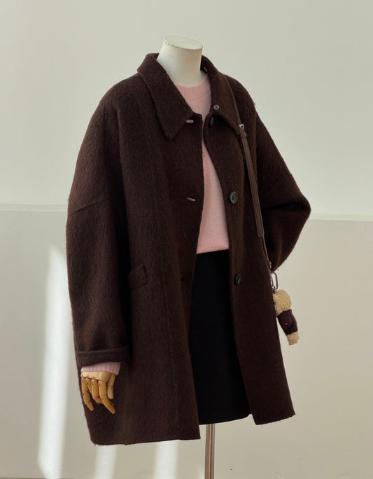 Aveline Suri Alpaca Wool-Blend Coat