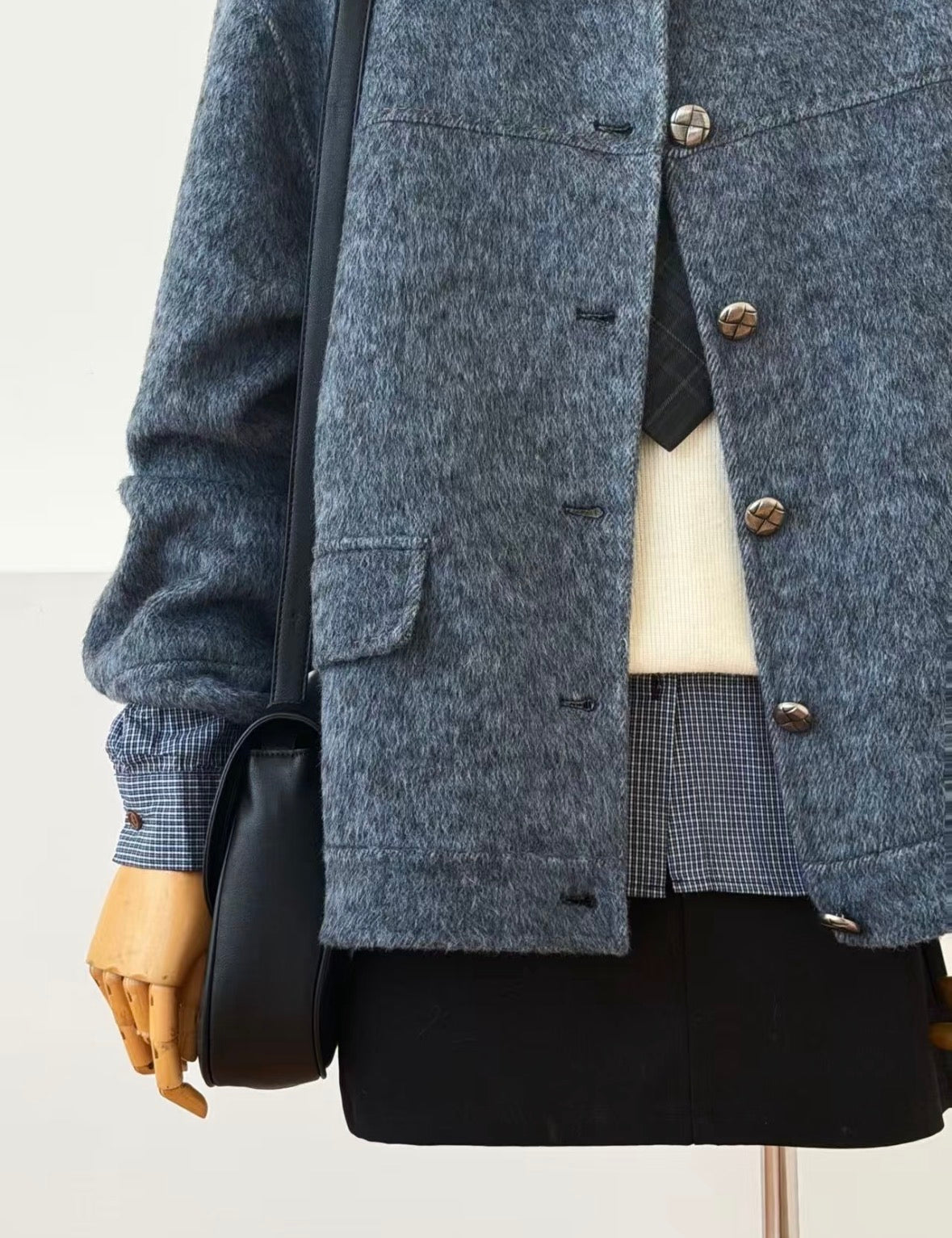 Slate Wool Shirt Jacket