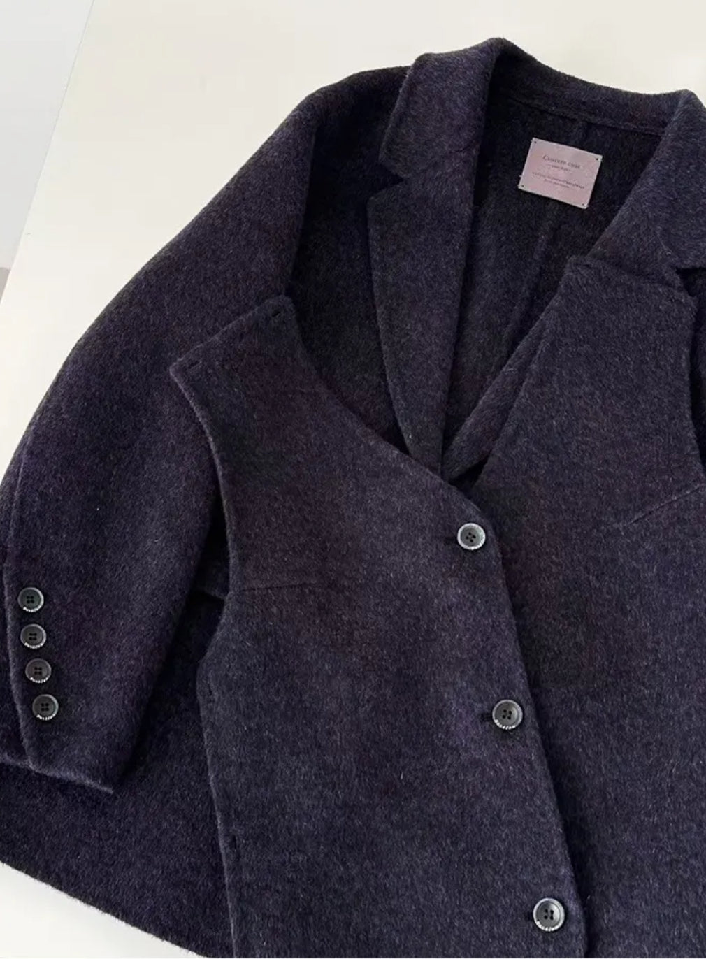 Avery Layered 100% Wool Blazer with Detachable Vest- 2 Colors