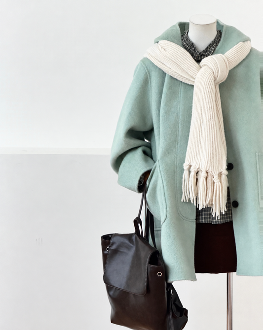 Sera 100% Wool Hooded Jacket