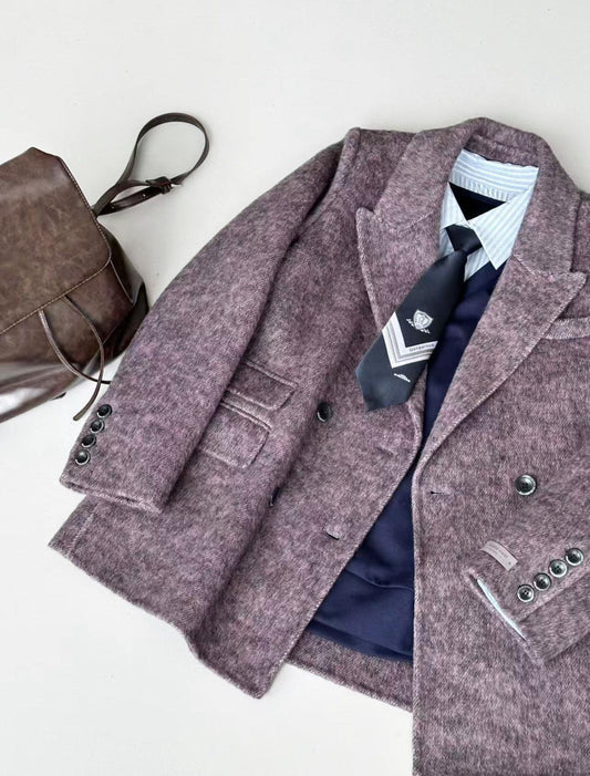 Ember Wool Double-breasted Blazer - 3 Colors