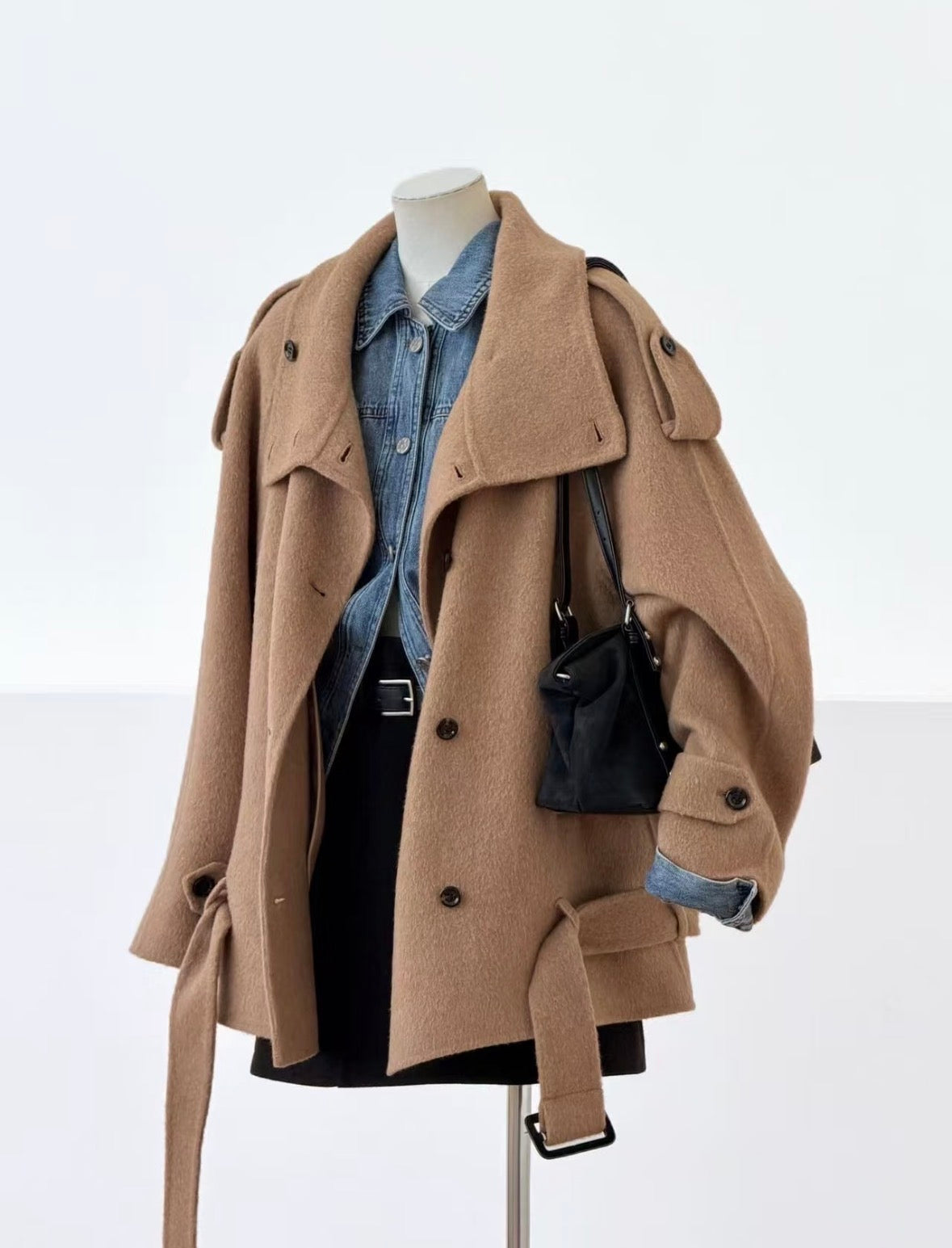 Cam Double Breasted Wool Jacket