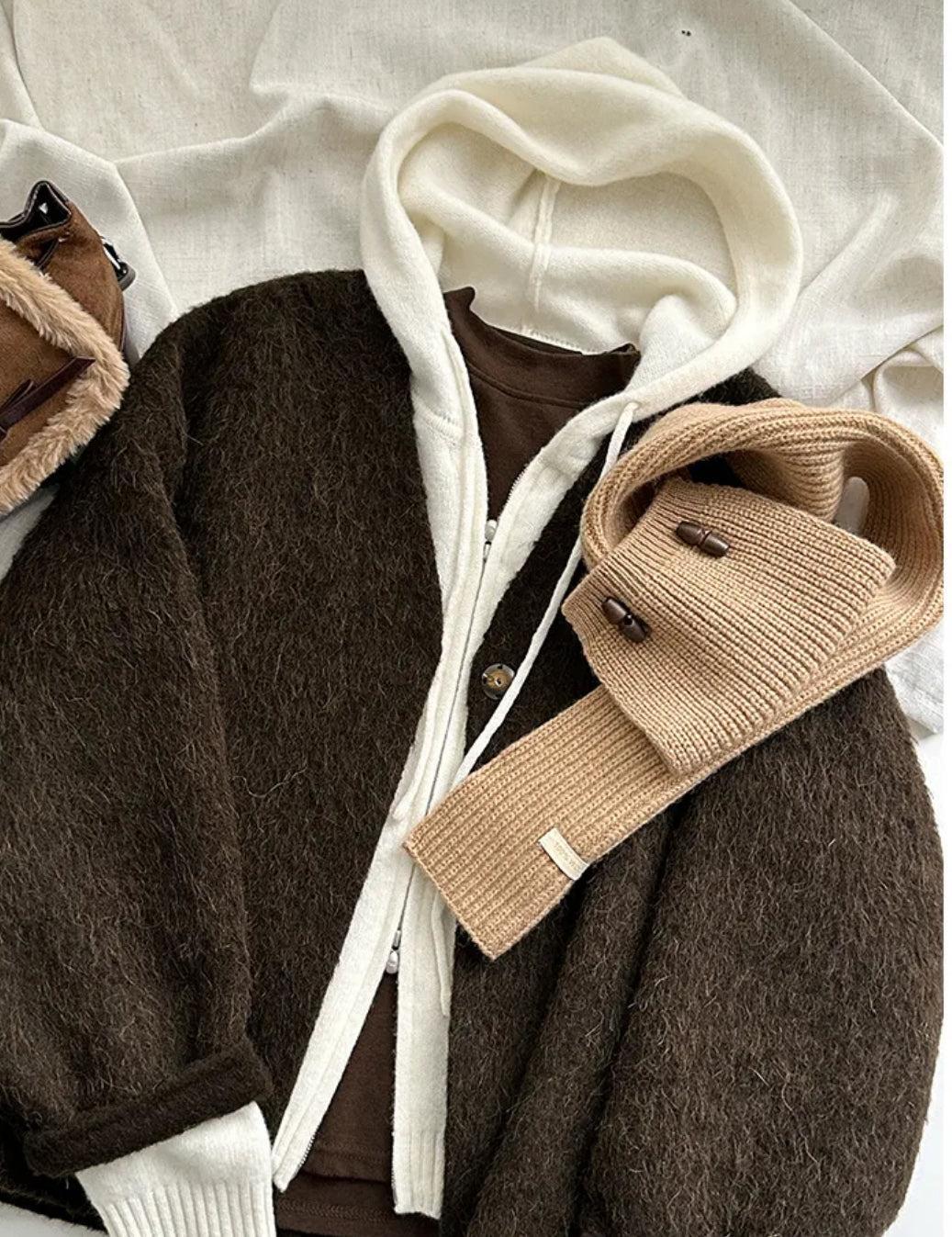 Lori Short Wool Jacket - Brown