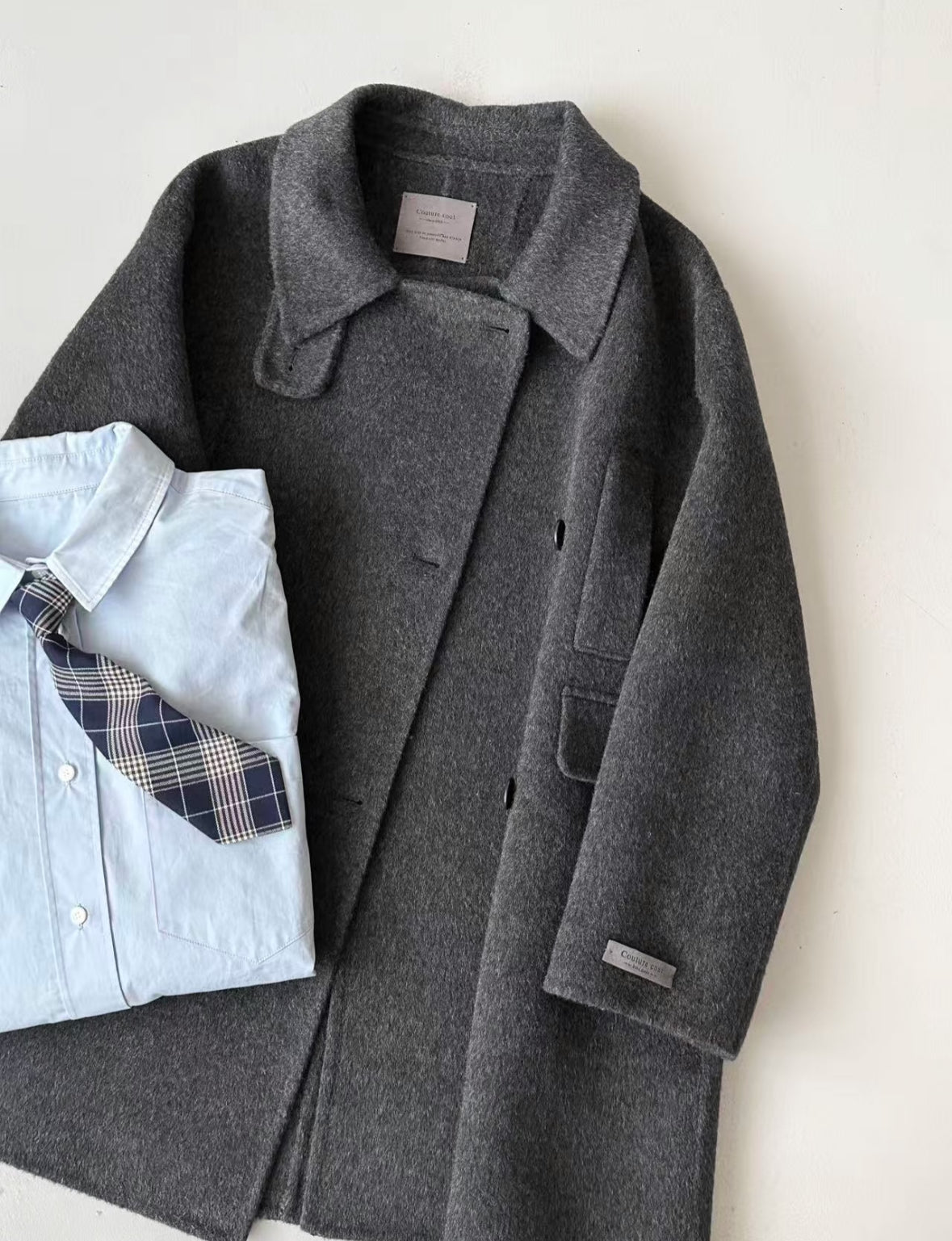 Merrin Double-Breasted Wool Coat - 5 Colors