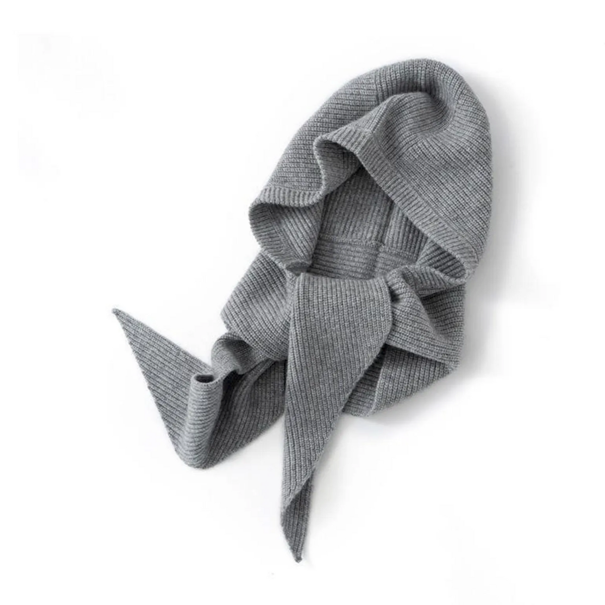 Wool Hooded Scarf