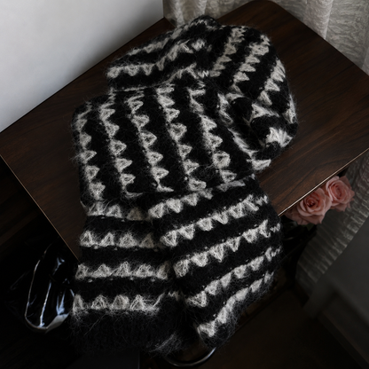 Meadow Wool Blend Knit Scarf