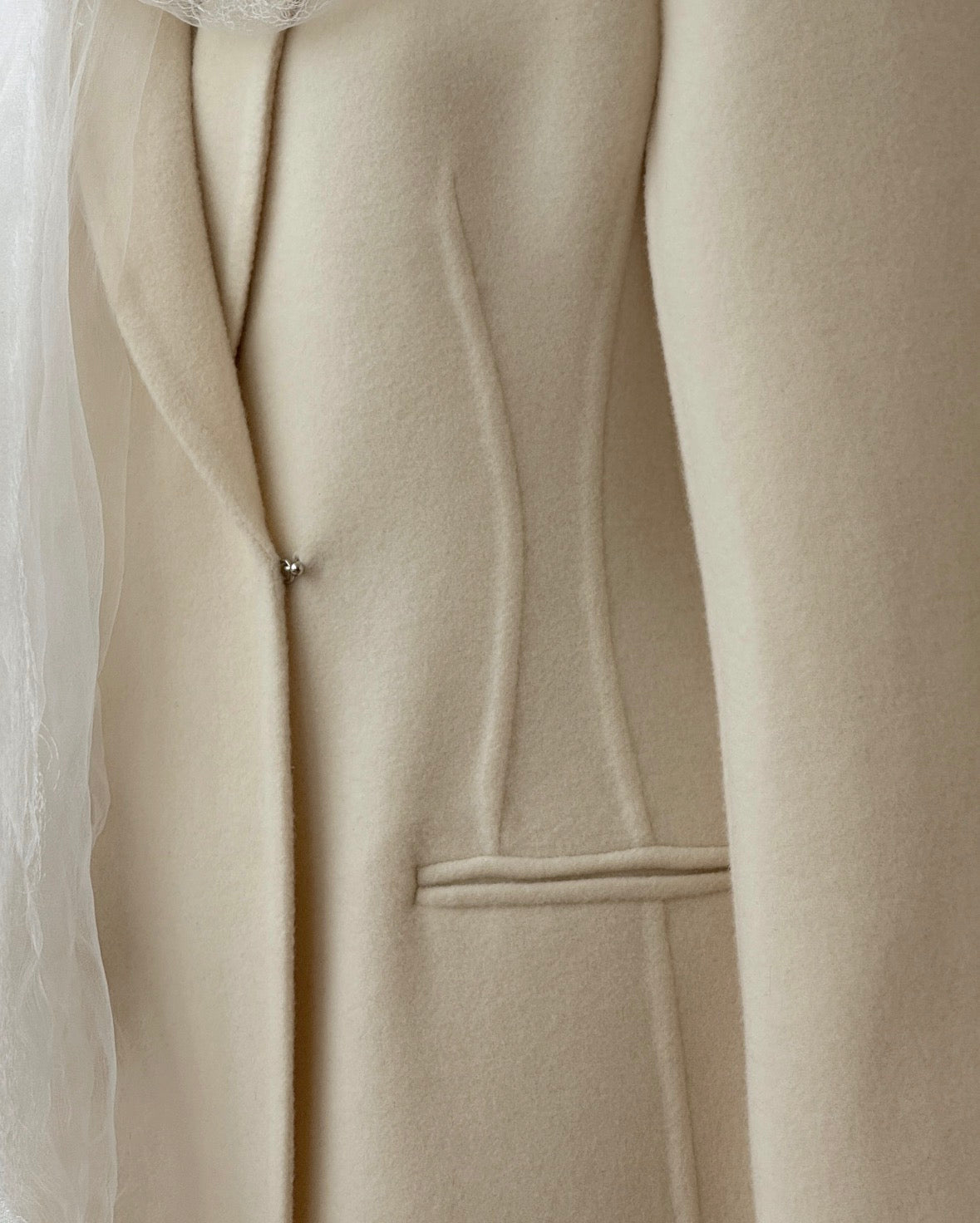 Celine Longline Cashmere Wool Coat