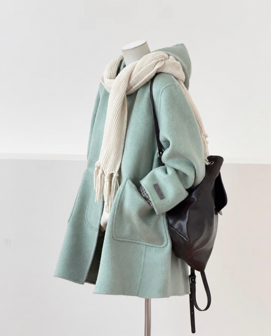 Sera 100% Wool Hooded Jacket