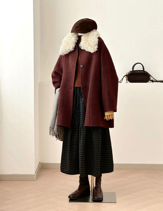 Aveline Suri Alpaca Wool-Blend Coat