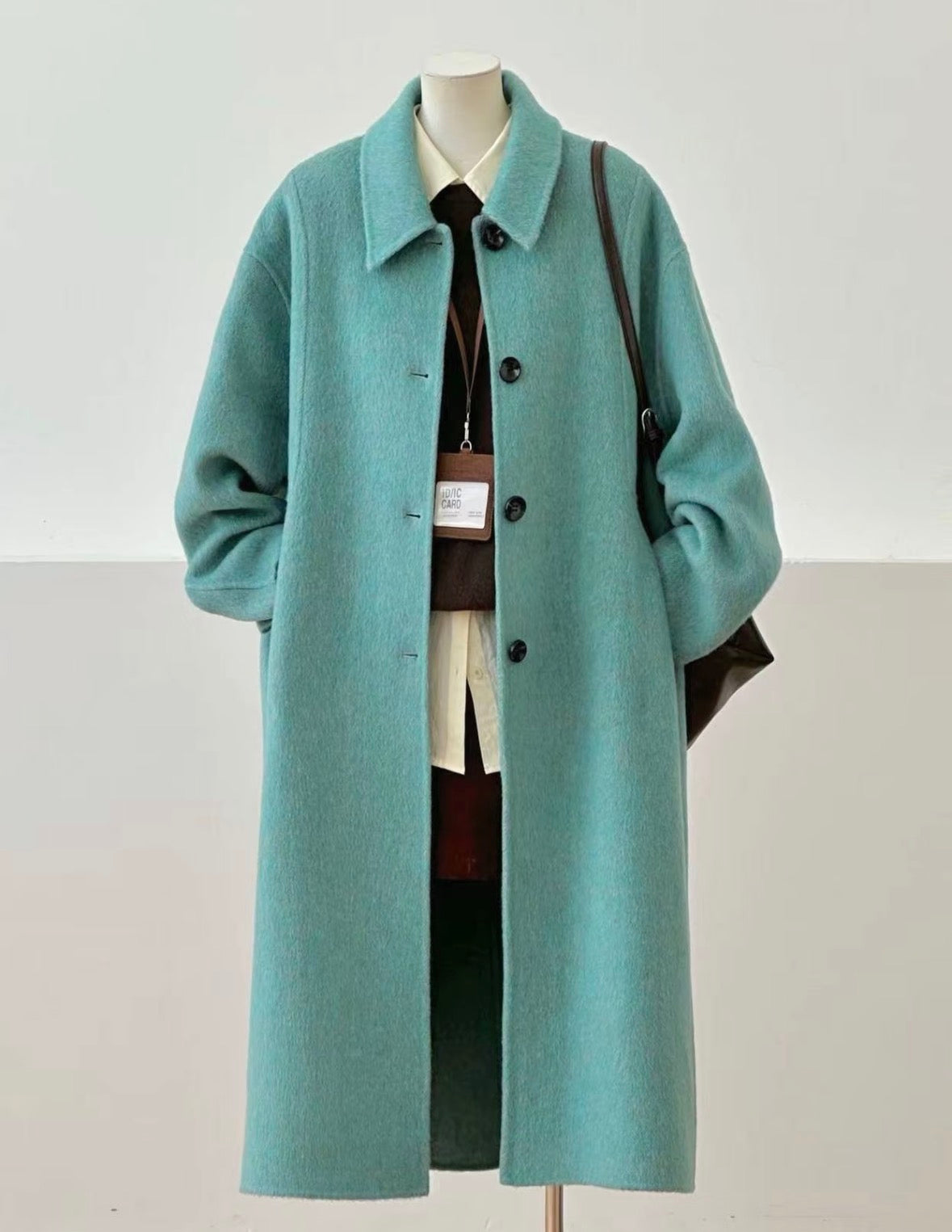 Elowen Oversized Wool Coat - 100% Natural Fabrics