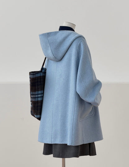 Sera 100% Wool Hooded Jacket