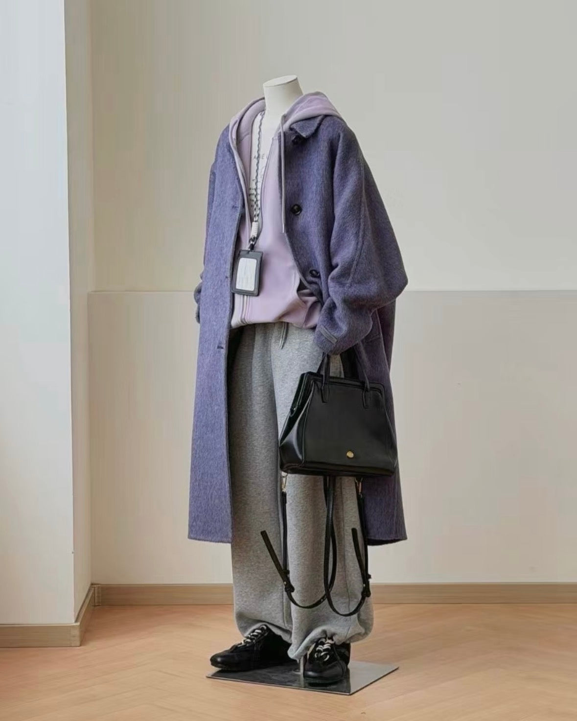 Harlow Longline Wool Coat - 100% Natural Fabrics