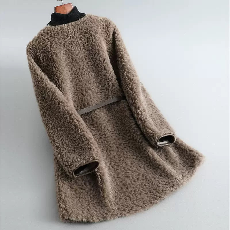 Sloane 100% Wool Belted Coat