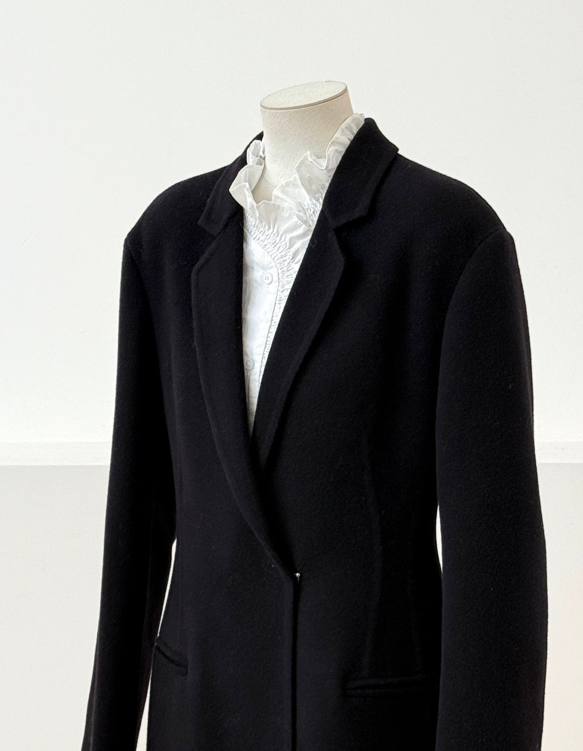 Celine Longline Cashmere Wool Coat