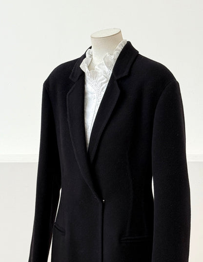 Celine Longline Cashmere Wool Coat