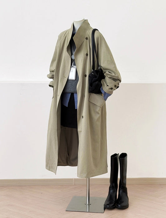 Arden Lyocell Cotton Trench Coat