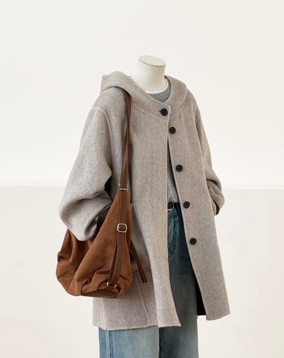 Sera Two Tone 100% Wool Jacket