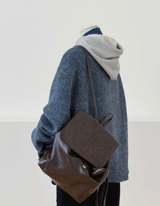 Slate Wool Shirt Jacket