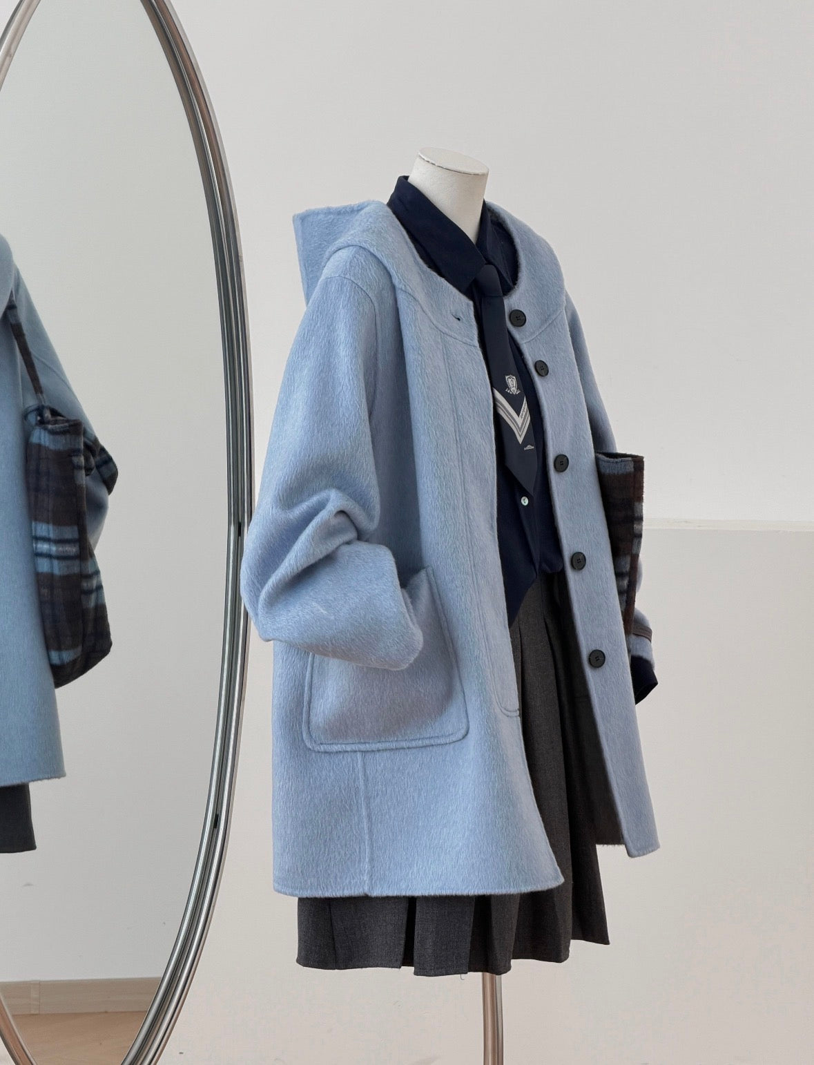 Sera 100% Wool Hooded Jacket