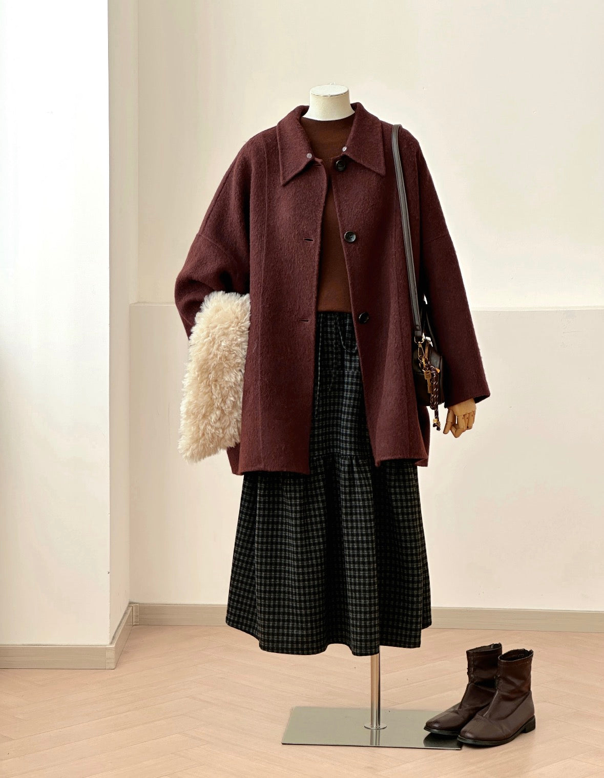 Aveline Suri Alpaca Wool-Blend Coat