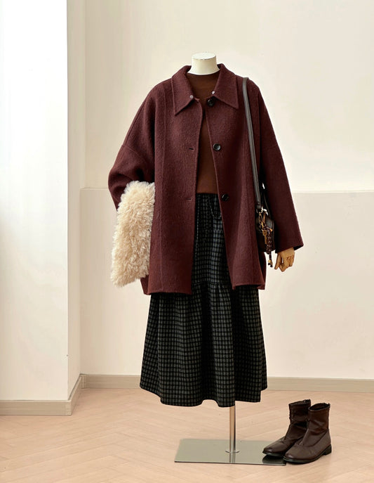 Aveline Suri Alpaca Wool-Blend Coat