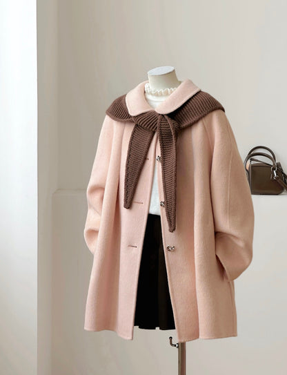 Amelie 100% Wool Cape Coat