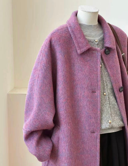 Harlow Longline Wool Coat - 100% Natural Fabrics