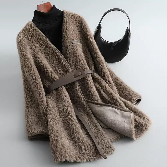 Sloane 100% Wool Belted Coat