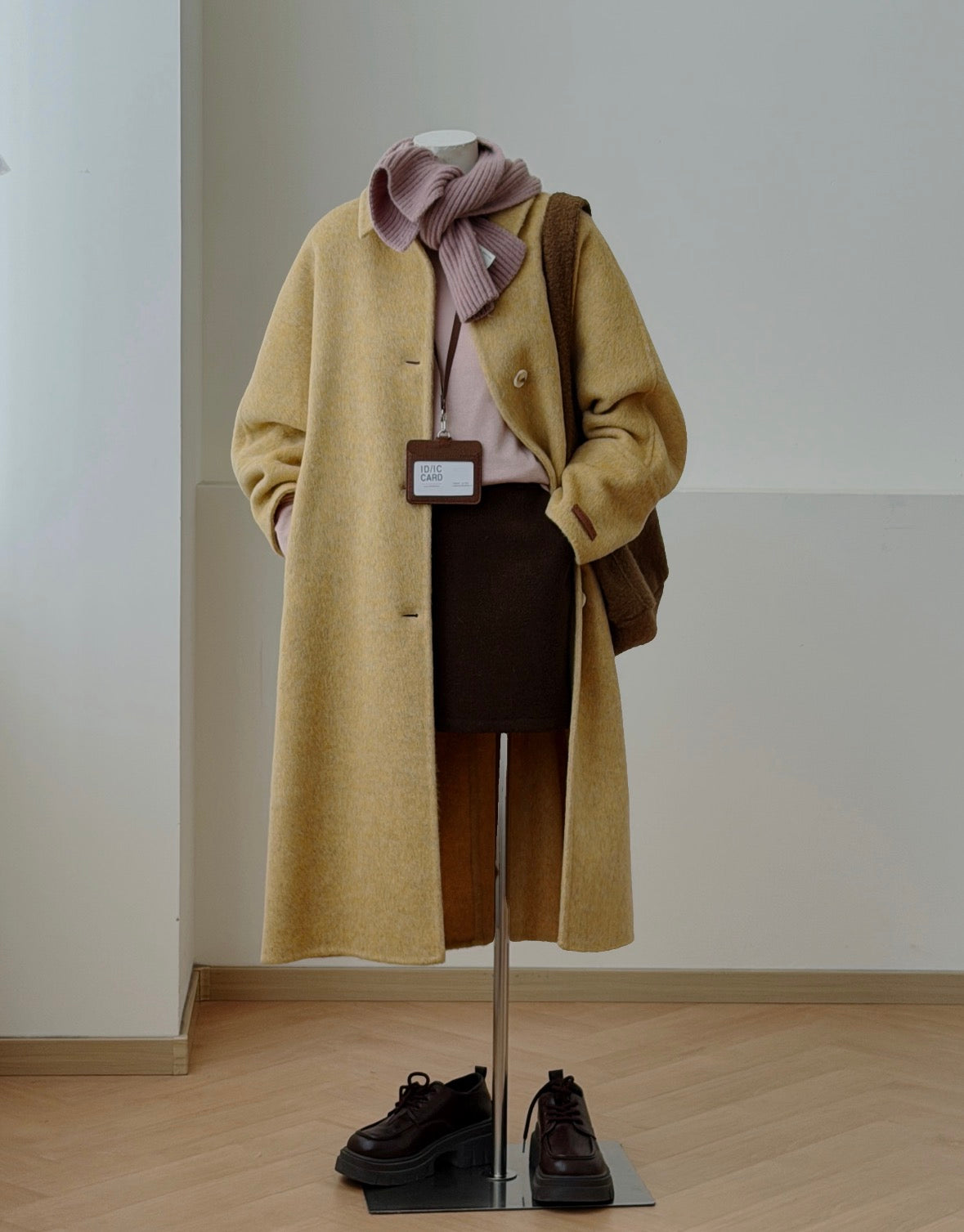 Harlow Longline Wool Coat - 100% Natural Fabrics