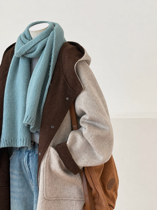 Sera Two Tone 100% Wool Jacket
