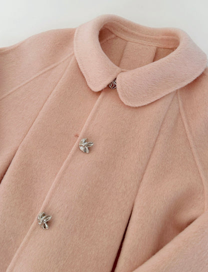Amelie 100% Wool Cape Coat