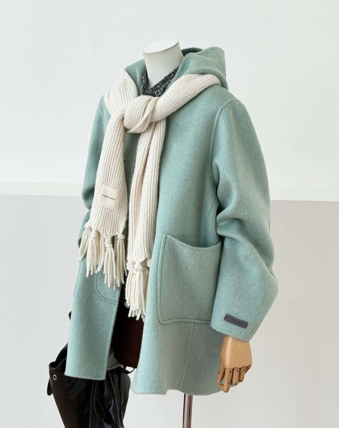Sera 100% Wool Hooded Jacket