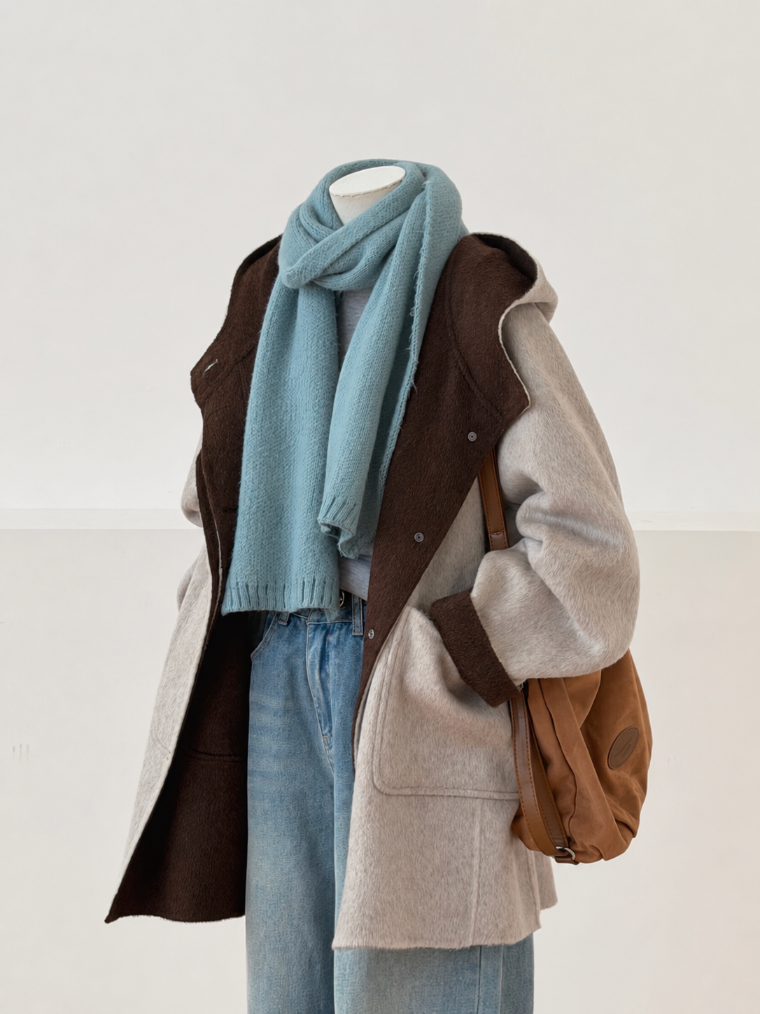 Sera Two Tone 100% Wool Jacket
