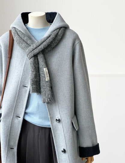 Bivor Two-tone Wool Jacket with Mittens- 4 Colors