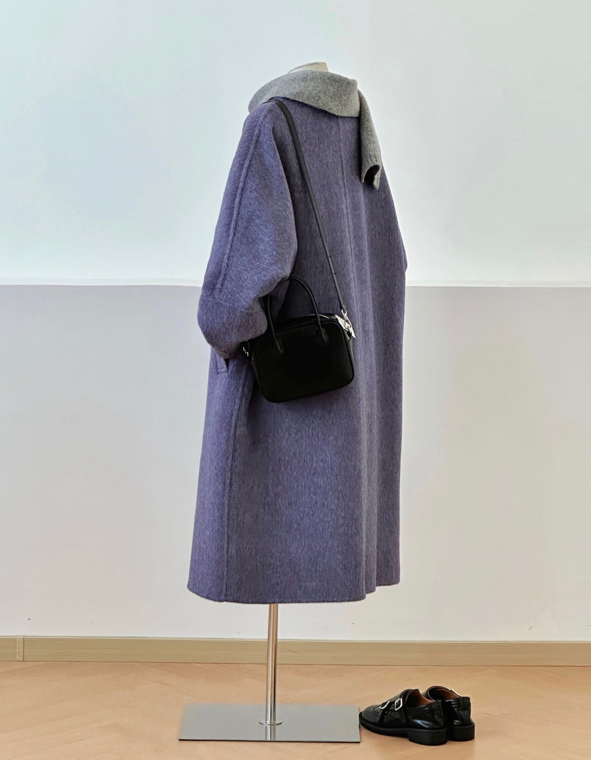 Harlow Longline Wool Coat - 100% Natural Fabrics