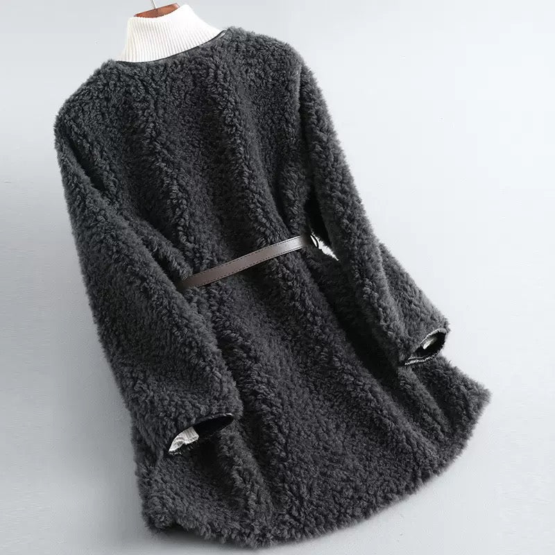 Sloane 100% Wool Belted Coat
