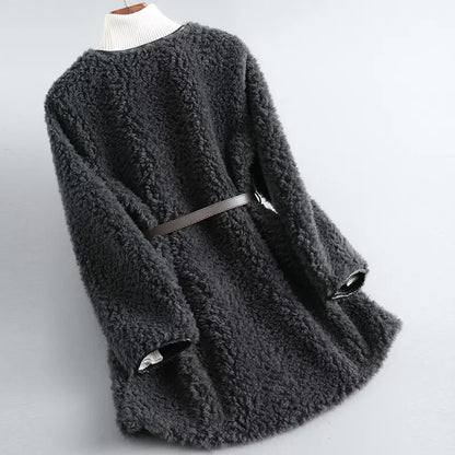 Sloane 100% Wool Belted Coat