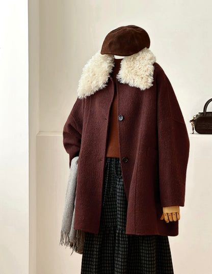 Aveline Suri Alpaca Wool-Blend Coat