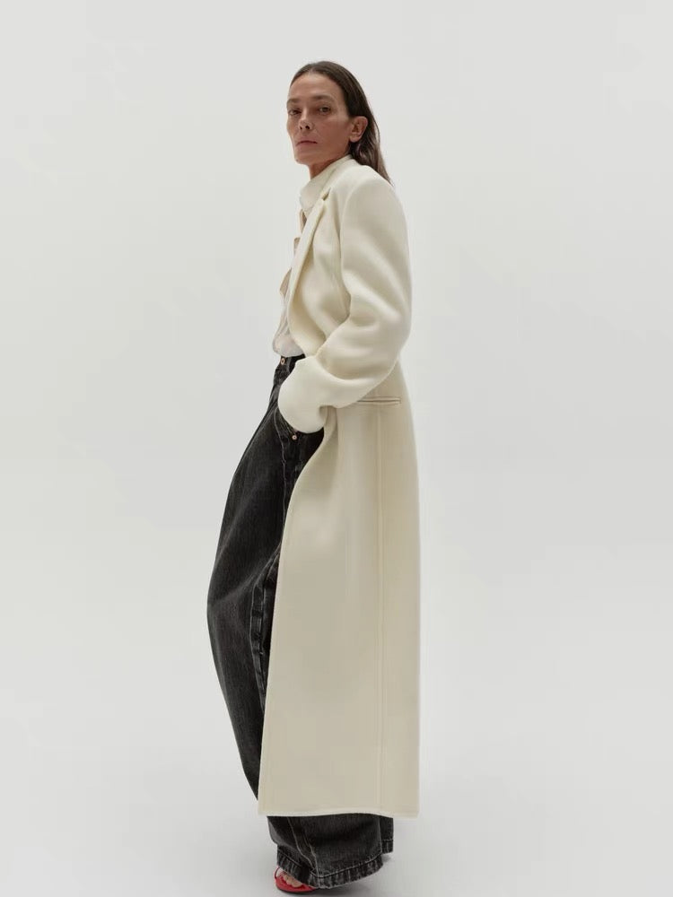 Celine Longline Cashmere Wool Coat