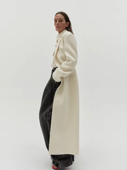 Celine Longline Cashmere Wool Coat