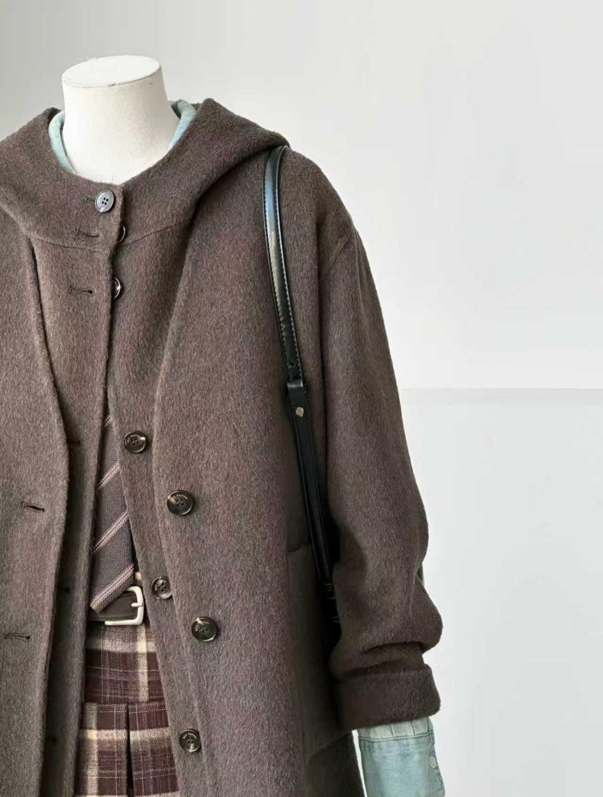 Dualis 3 in 1 Short Wool Jacket and Vest Set - 2 Colors