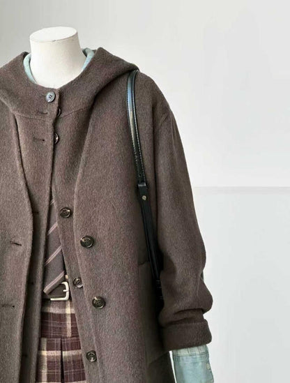 Dualis 3 in 1 Short Wool Jacket and Vest Set - 2 Colors