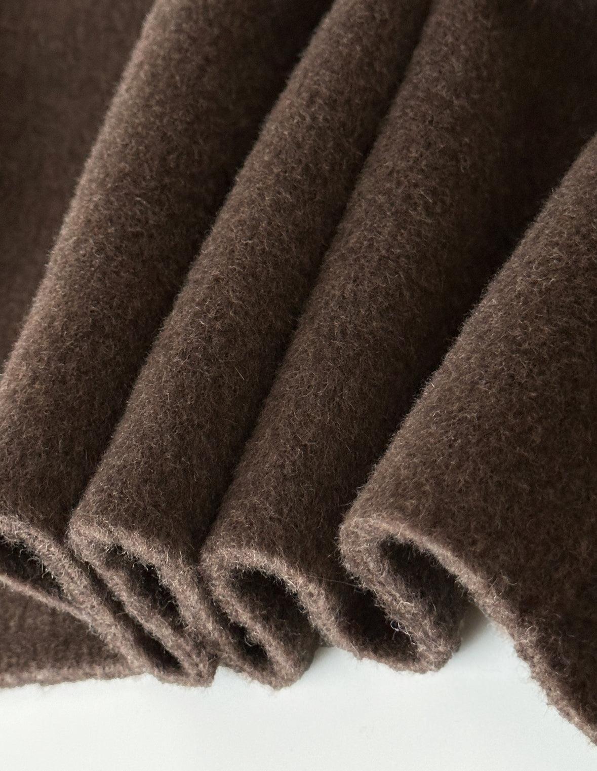 Dualis 3 in 1 Wool Jacket and Vest Set - Brown