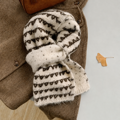 Meadow Wool Blend Knit Scarf