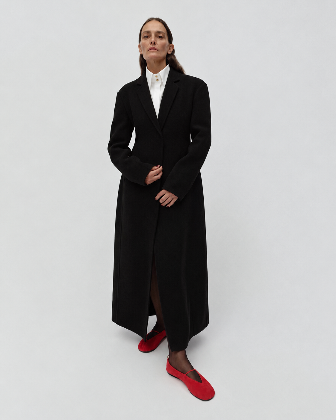 Celine Longline Cashmere Wool Coat