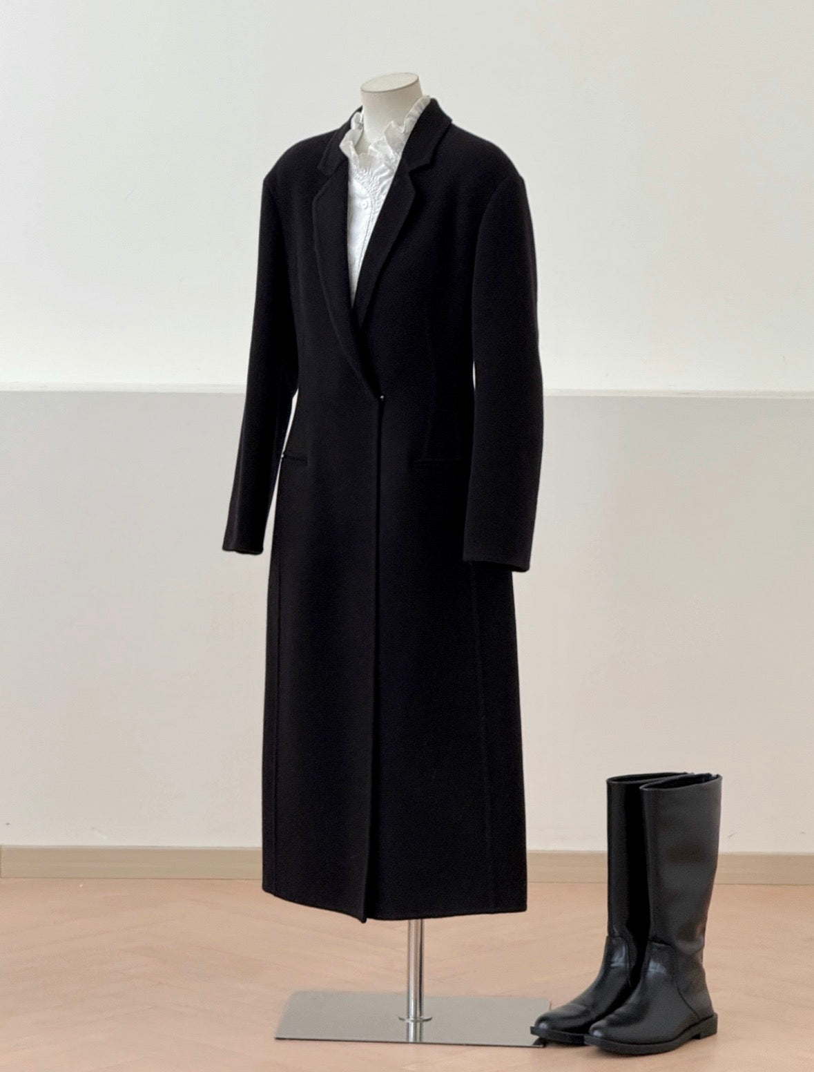 Celine Longline Cashmere Wool Coat