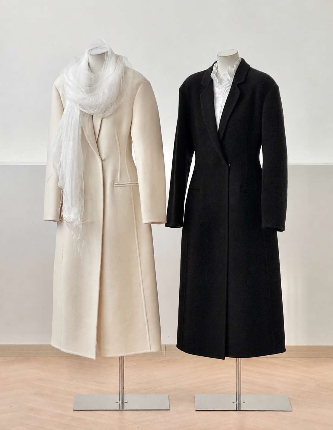Celine Longline Cashmere Wool Coat