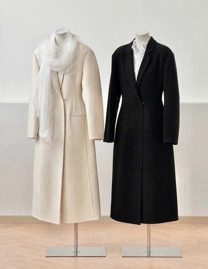 Celine Longline Cashmere Wool Coat