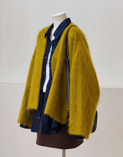 Lumi Cashmere Wool Blend Cardigan