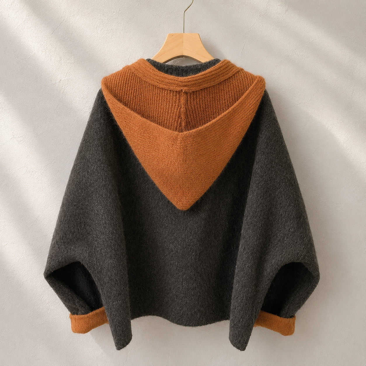 Mori Knit Hood 100% Pure Wool Jacket